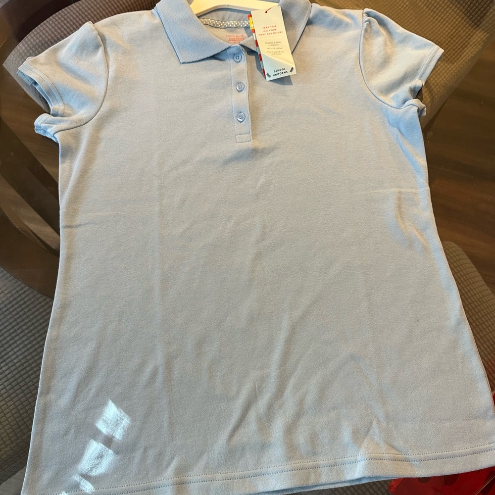 Cat & Jack Sky Blue Kids Polo Shirt